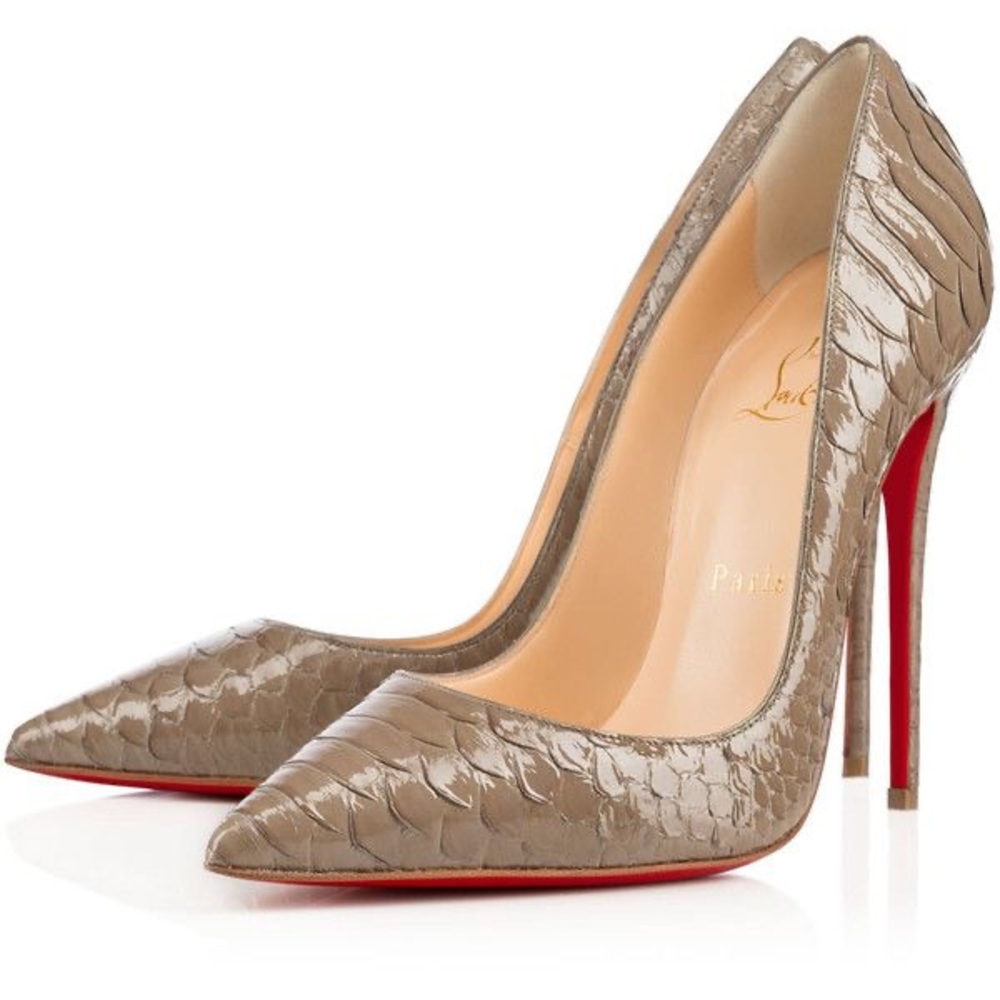 Rare Christian Louboutin Crystal Python 41